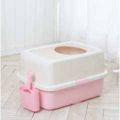 Wholesale manufacturer custom logo automatically easy clean pp material plastic scoop included cat litter box