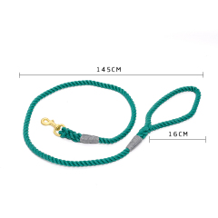Manufacturer wholesale thick outdoor dog rope leash multi-colors