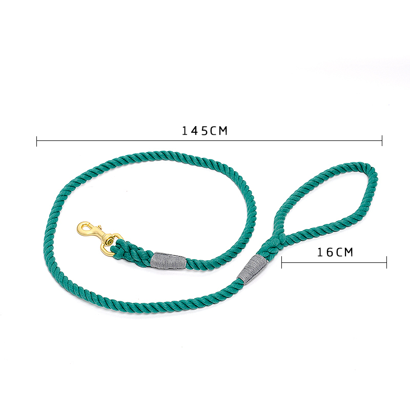 Manufacturer wholesale thick outdoor dog rope leash multi-colors
