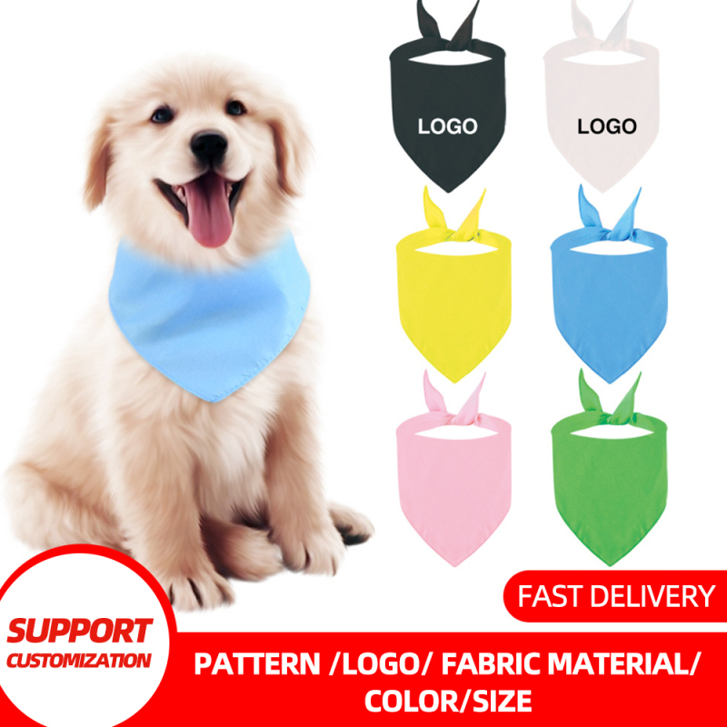 Wholesale Custom Logo Design Blank Cat Pet Dog Bandana
