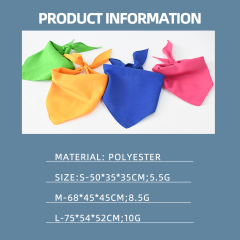 Wholesale Custom Logo Design Blank Cat Pet Dog Bandana