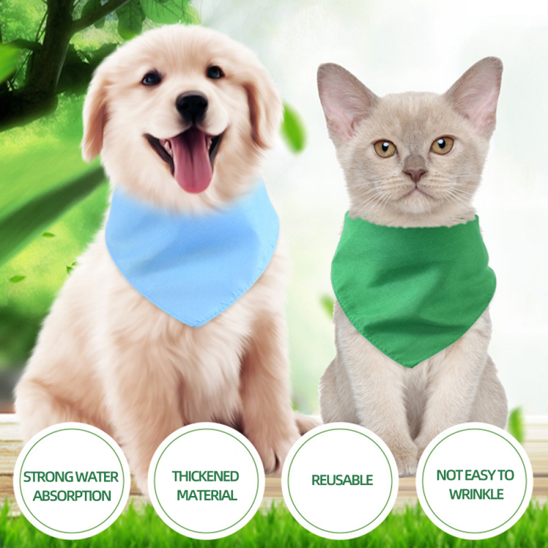 Wholesale Custom Logo Design Blank Cat Pet Dog Bandana