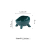 Manufacturer wholesale green yellow ceramic dog cat bowl stable