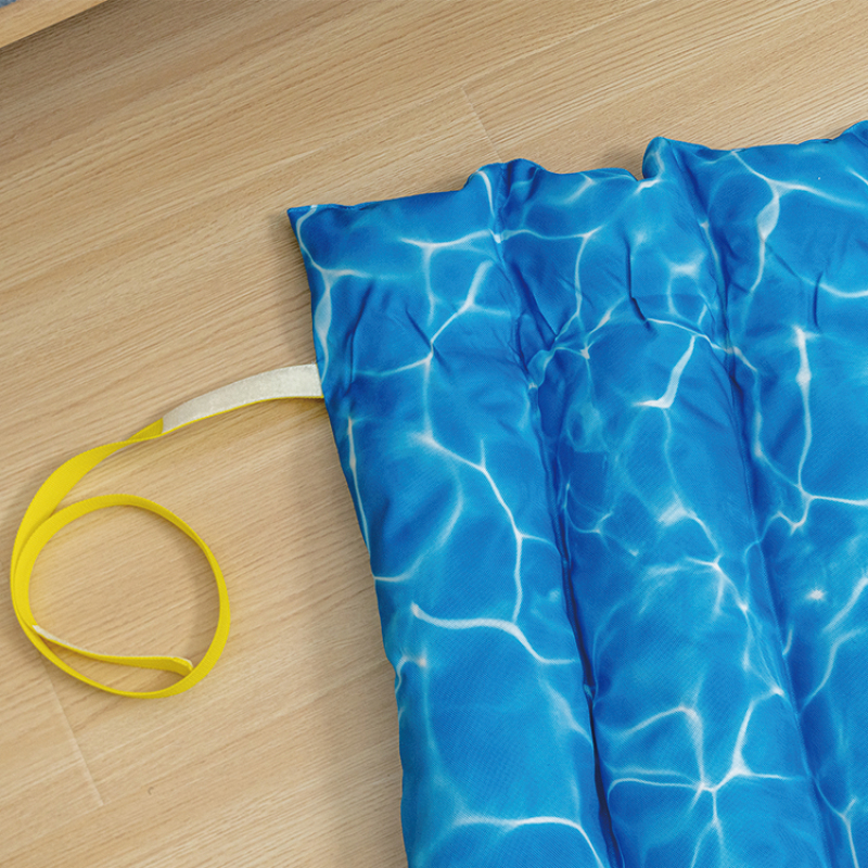 Manufacturer wholesale summer new design blue oxford dog mat foldable