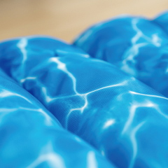 Manufacturer wholesale summer new design blue oxford dog mat foldable