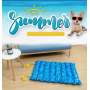 Manufacturer wholesale summer new design blue oxford dog mat foldable