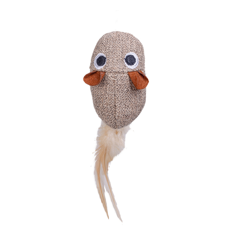 Wholesale Custom Logo Cute Catnip Feather Toys for Cat