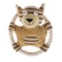 Manufacturer wholesale OEM custom logo plush rope cute bite resistance toys set for dog funny play
