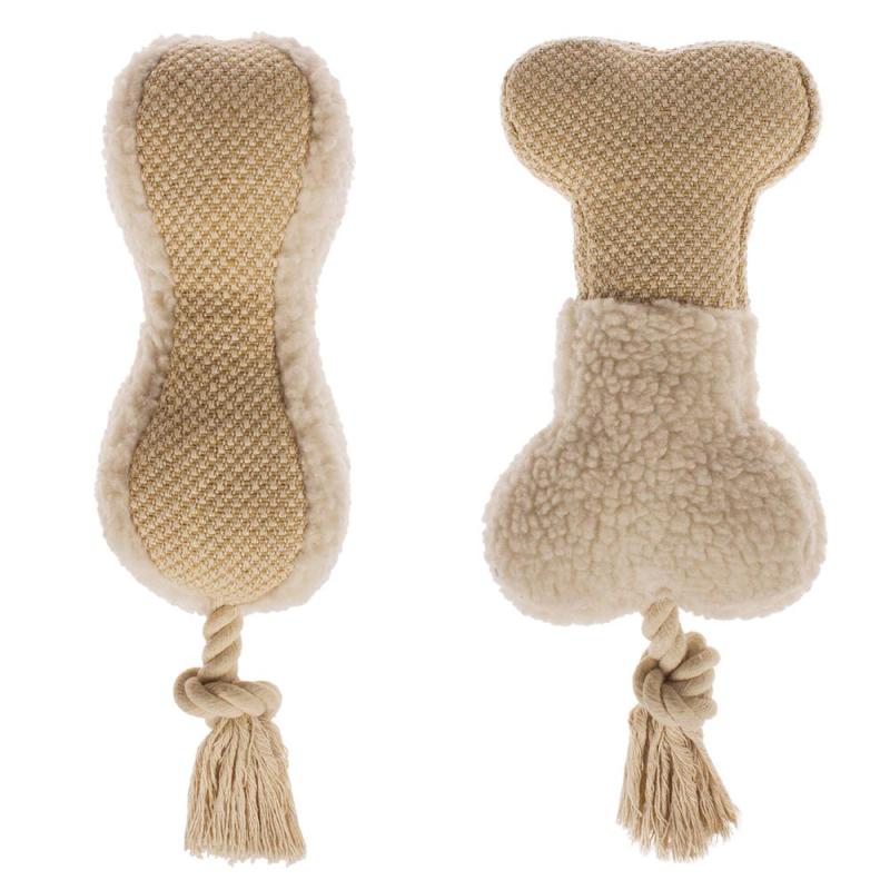 Manufacturer wholesale OEM custom logo plush rope cute bite resistance toys set for dog funny play