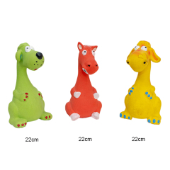 Manufacturer wholesale hippo squeaky dog chew latex toys