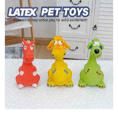 Manufacturer wholesale hippo squeaky dog chew latex toys