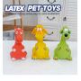 Manufacturer wholesale hippo squeaky dog chew latex toys