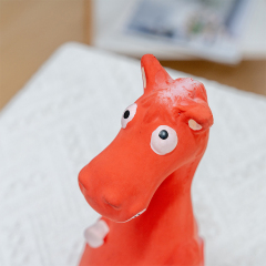 Manufacturer wholesale hippo squeaky dog chew latex toys