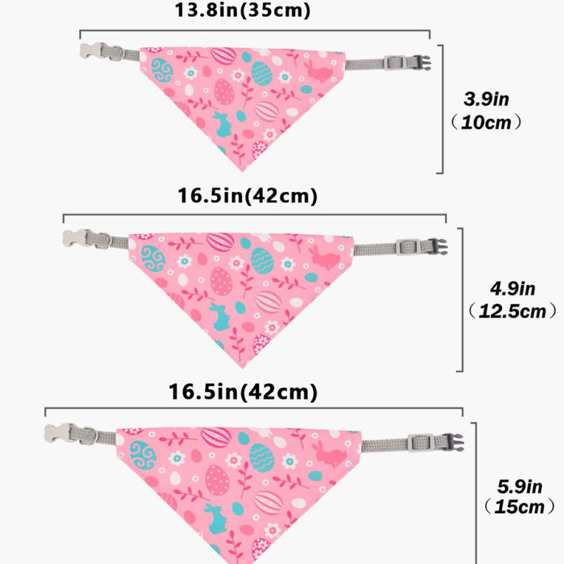 Wholesale Multi-design Buckle Pet Dog Bandana Collar