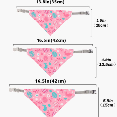 Wholesale Multi-design Buckle Pet Dog Bandana Collar