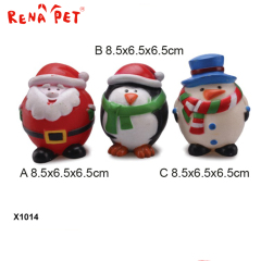 Cute Christmas product personalized design Vinyl toy pet dog toy