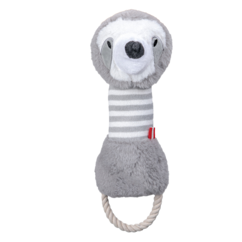 Manufacturer Wholesale Custom Logo Squeaky Plush Rope Dog Pet Chew Toys