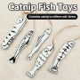 Wholesale Custom Logo Chew Catnip Fish Cat Toy