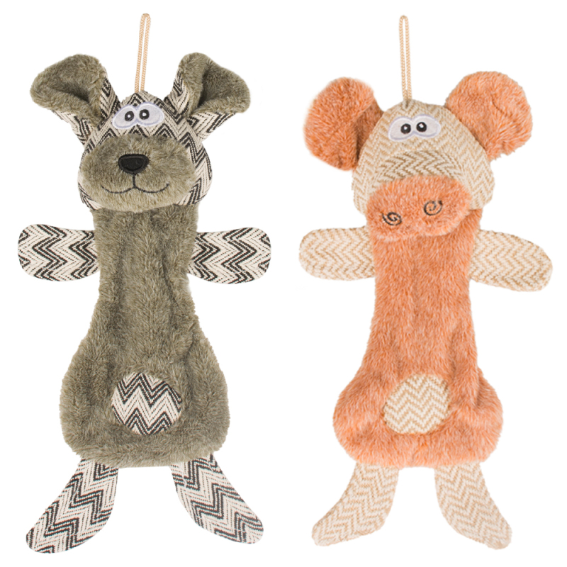 manufacturer wholesale cute chew squeak plush set dog toys