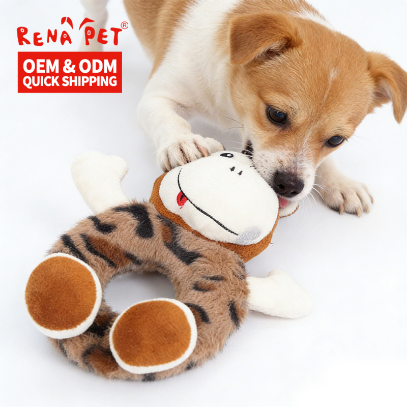 Wholesale Custom Logo Chew Squeaky Dog Plush Toys
