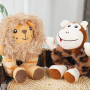 Wholesale Custom Logo Chew Squeaky Dog Plush Toys