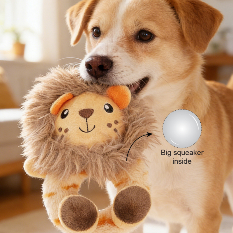 Wholesale Custom Logo Chew Squeaky Dog Plush Toys