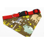 Wholesale Mix Pattern Color Packing Buckle Pet Dog Bandana Collar