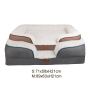 Manufacturer wholesale custom logo luxury washable dog large bed egg foam