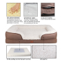 Manufacturer wholesale custom logo luxury washable dog large bed egg foam