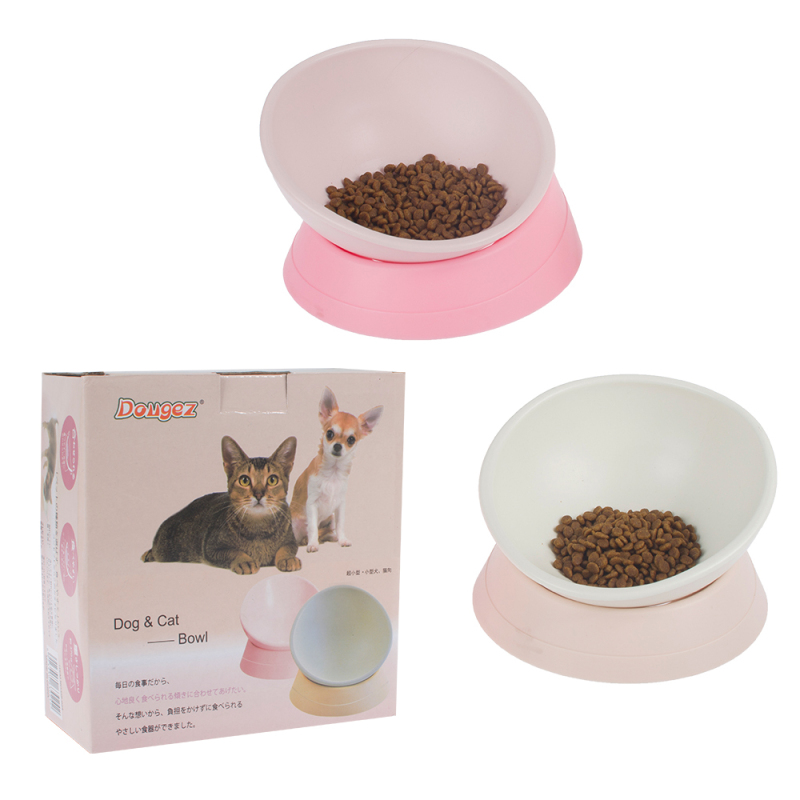 Manufacturer wholesale decent quality Non-slip portable detachable silicone adjustable angle pet dog bowl