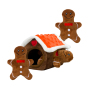 Manufacturer wholesale christmas plush dog three toys set