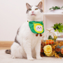Manufacturer wholesale custom cotton fruit design cat accessories dog bandana collar