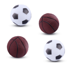 Manufacturer wholesale football basketball design dog vinyl toy