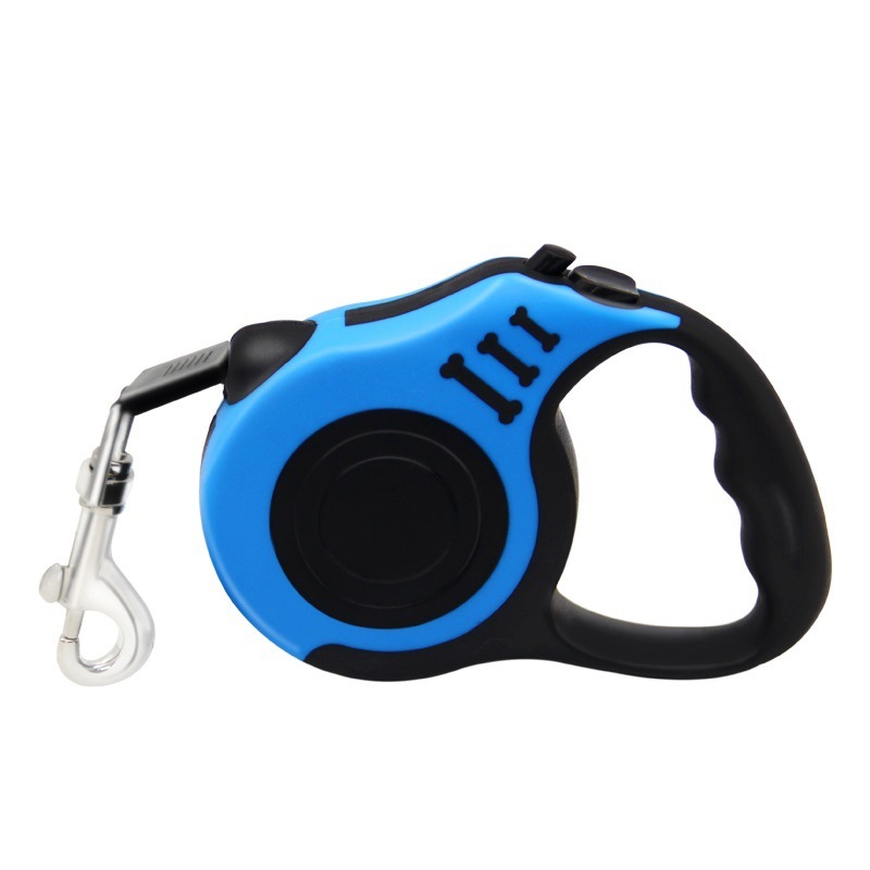 Manufacturer wholesale custom logo 5M dog retractable leash with poop bag bowl set