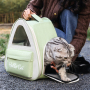 Manufacturer wholesale portable outdoor breathable triangle backpack cat carrier bag