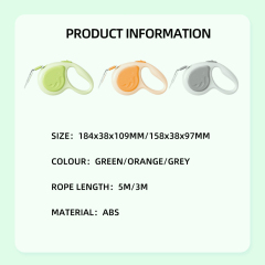 Wholesale Custom Logo Outdoor Pet Dog Retractable Leash