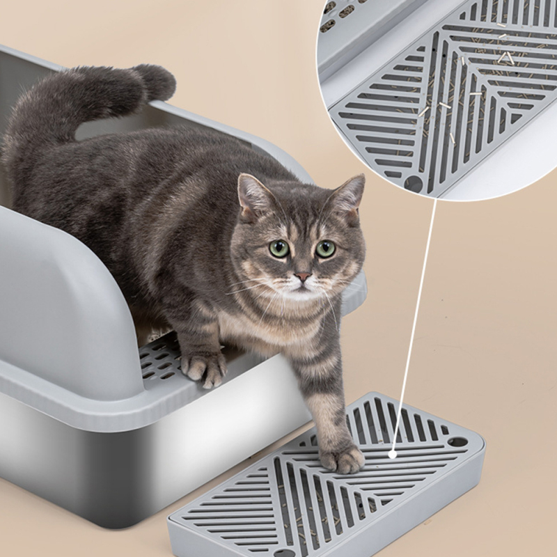 Wholesale Easy Cleaning Stainless Steel Cat Litter Box