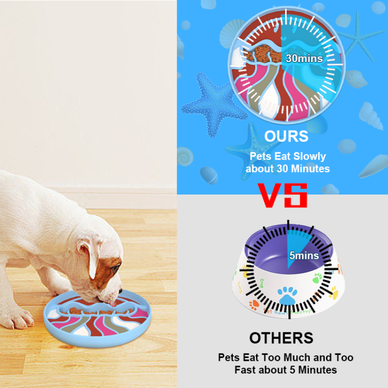Manufacturer Wholesale Custom Logo Silicone Slow Feeder Dog Lick Mat Jellyfish Design