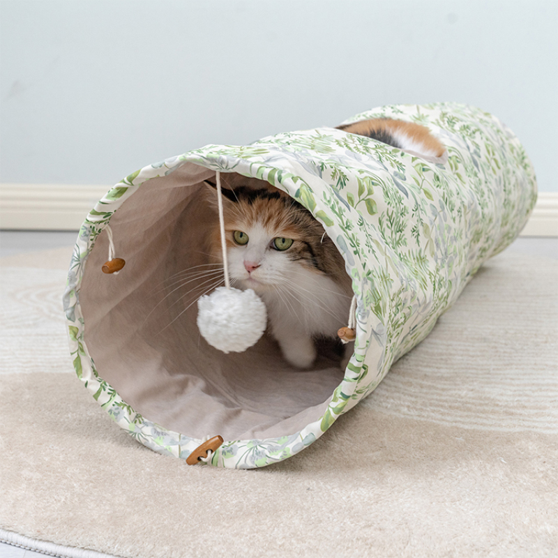 Manufacturer wholesale foldable collapsible cat tunnel toys