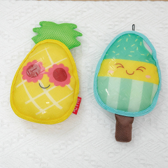 Manufacturer wholesale chew watermelon pineapple donut dog tpr toys