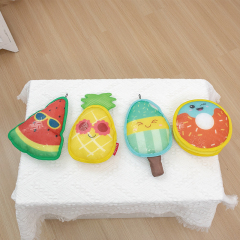 Manufacturer wholesale chew watermelon pineapple donut dog tpr toys