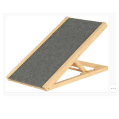 Manufacturer wholesale height adjustable foldable wooden dog ramp