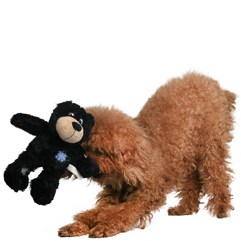Manufacturer wholesale stuffed squeaky chew plush pet dog bear toys