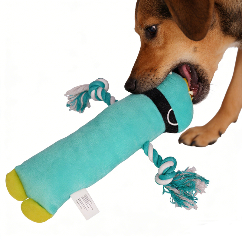 Wholesale Chew Squeaky Dog Plush Rope Toys