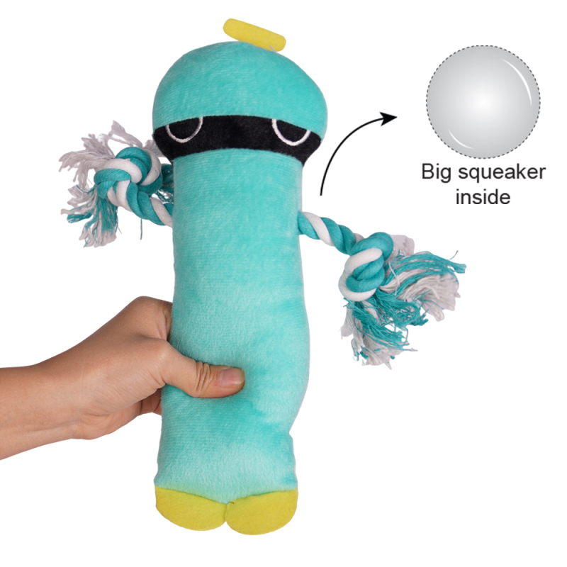 Wholesale Chew Squeaky Dog Plush Rope Toys