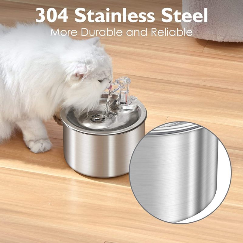 Wholesale Stainless Steel Constant Temperature Dog Cat Water Fountain