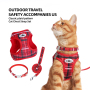 Wholesale Breathable Outdoor Collar Leash Dog Harness Kit