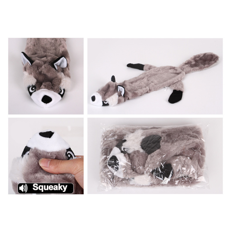 Manufacturer wholesale multi-animals corduroy bear tiger lion dog squeaky plush toys