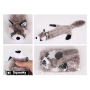Manufacturer wholesale multi-animals corduroy bear tiger lion dog squeaky plush toys