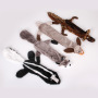 Manufacturer wholesale multi-animals corduroy bear tiger lion dog squeaky plush toys